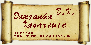 Damjanka Kašarević vizit kartica